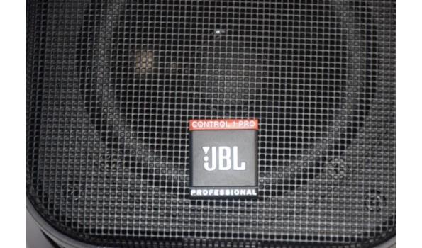 3 speakers JBL CONTROL 1 PRO, zonder kabels, werking niet gekend